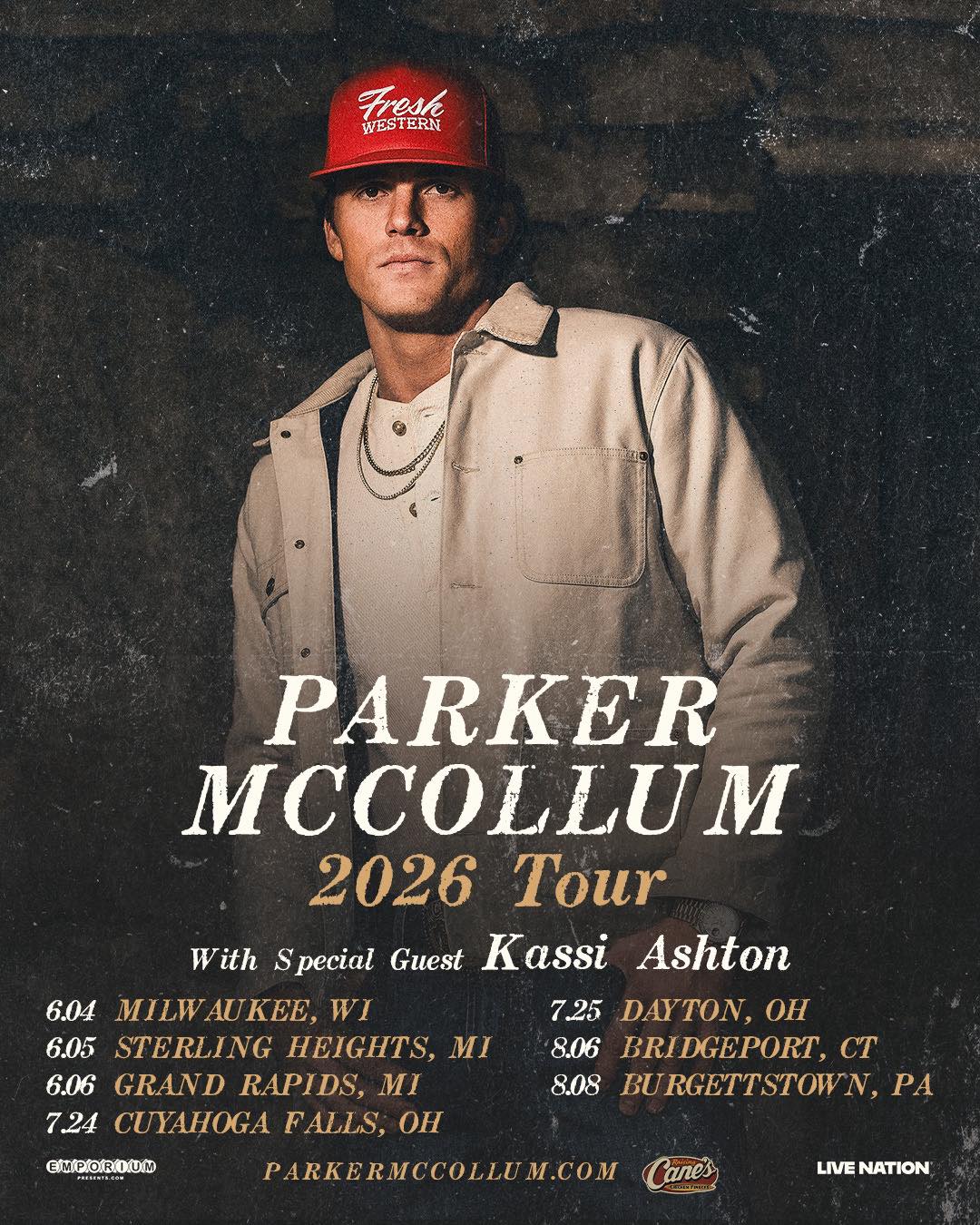 Kassi Ashton Tour Poster 2026